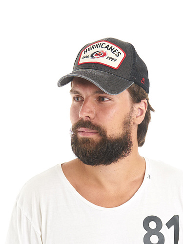 Бейсболка Carolina Hurricanes черно-серая 31210