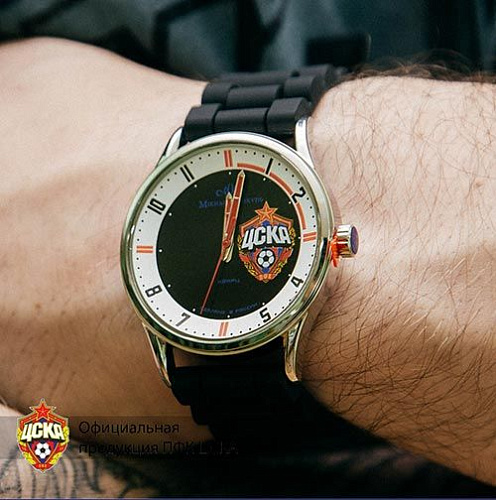 Часы наручные ЦСКА Mikhail Moskvin 41 мм ЧЗ "Звезда"