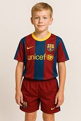 Детская ретро форма Барселона 2010/2011 домашняя