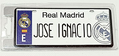 Табличка Реал Мадрид мини JOSE IGNACIO