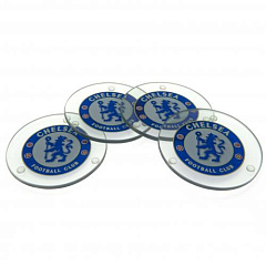 Подставки стеклянные Челси Glass Coasters