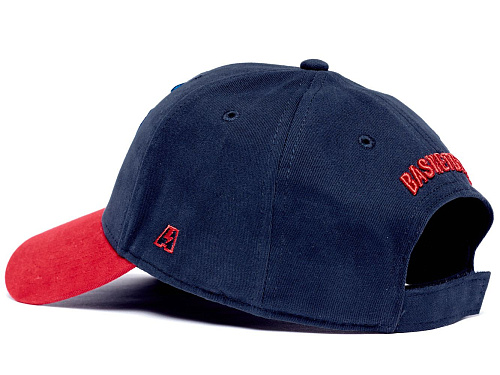 Бейсболка подростковая ПБК ЦСКА 207111 красно-синяя