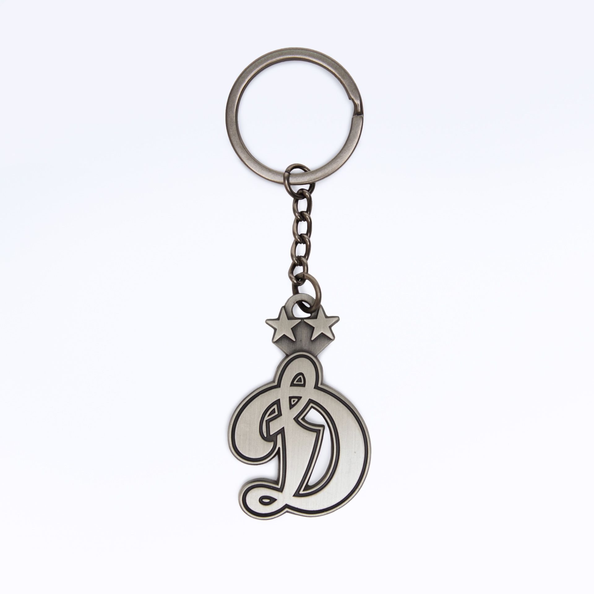 Брелок лого ФК Динамо (монохром)